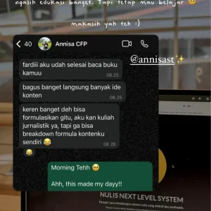 membaca buku nulis next level